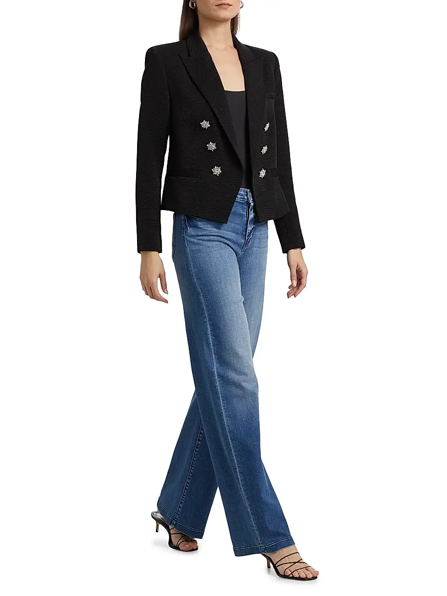 L'Agence Women's Clayton High-Rise Wide-Leg Jeans | Thumbnail 2 L'Agence Women's Clayton High-Rise Wide-Leg Jeans | Thumbnail 2