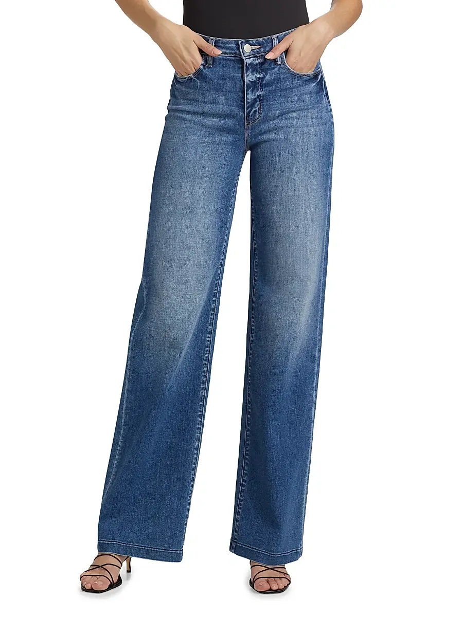 L'Agence Women's Clayton High-Rise Wide-Leg Jeans | Thumbnail 3 L'Agence Women's Clayton High-Rise Wide-Leg Jeans | Thumbnail 3