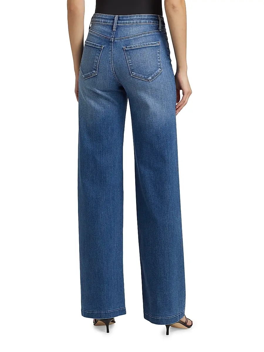 L'Agence Women's Clayton High-Rise Wide-Leg Jeans | Thumbnail 5 L'Agence Women's Clayton High-Rise Wide-Leg Jeans | Thumbnail 5