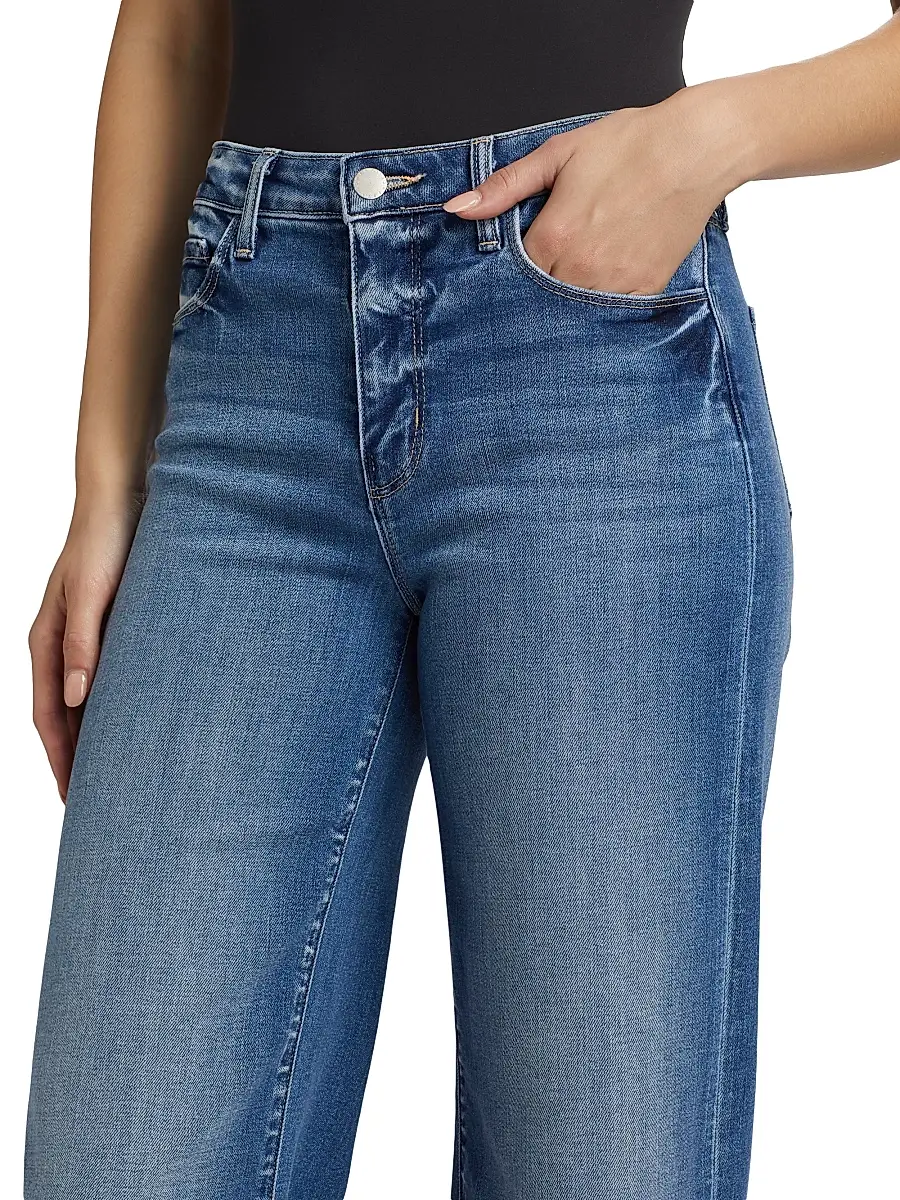 L'Agence Women's Clayton High-Rise Wide-Leg Jeans | Thumbnail 6 L'Agence Women's Clayton High-Rise Wide-Leg Jeans | Thumbnail 6