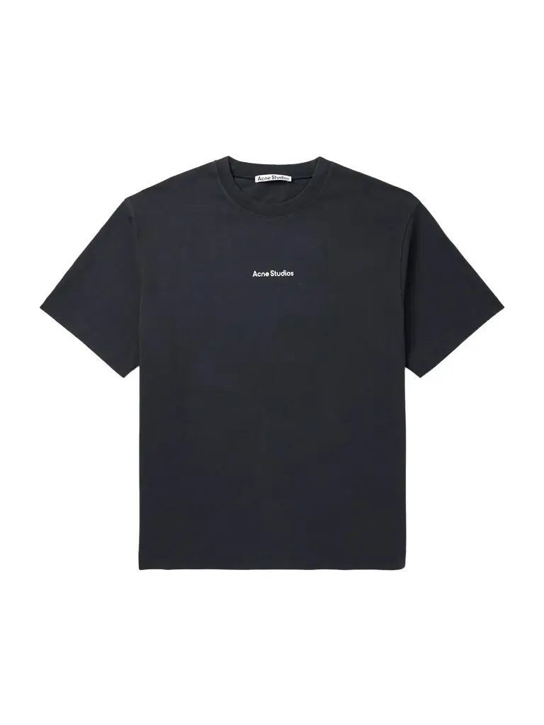 Exford Logo-Flocked Cotton-Jersey T-Shirt - Men