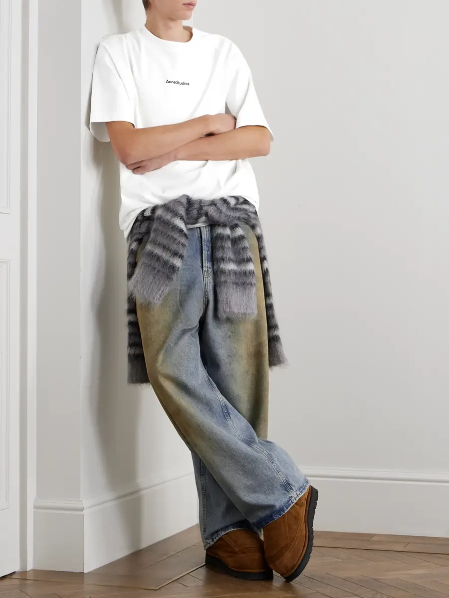 Acne Studios Straight-Leg Distressed Jeans - Men | Thumbnail 2 Acne Studios Straight-Leg Distressed Jeans - Men | Thumbnail 2