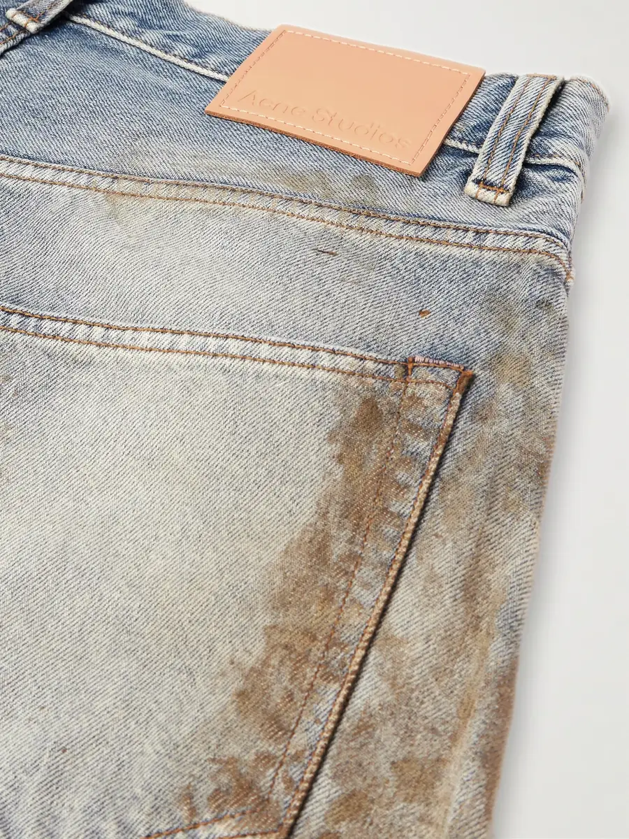 Acne Studios Straight-Leg Distressed Jeans - Men | Thumbnail 4 Acne Studios Straight-Leg Distressed Jeans - Men | Thumbnail 4