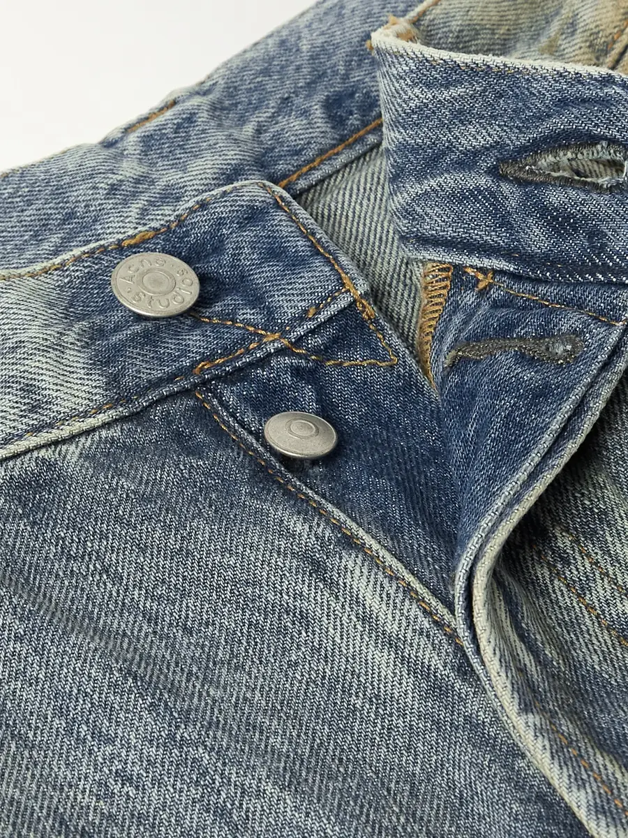 Acne Studios Straight-Leg Distressed Jeans - Men | Thumbnail 5 Acne Studios Straight-Leg Distressed Jeans - Men | Thumbnail 5