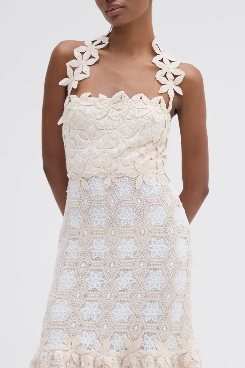 PatBo NATURAL CROCHET MIDI DRESS | Thumbnail 2 PatBo NATURAL CROCHET MIDI DRESS | Thumbnail 2