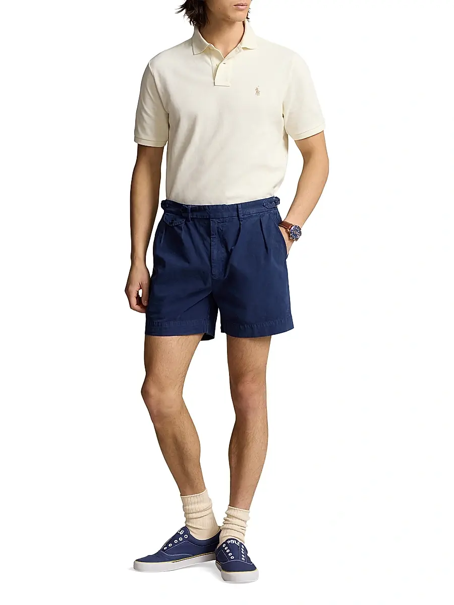 Polo Ralph Lauren Men's Logo Cotton Mesh Polo Shirt - Parchment Cream | Thumbnail 2 Polo Ralph Lauren Men's Logo Cotton Mesh Polo Shirt - Parchment Cream | Thumbnail 2