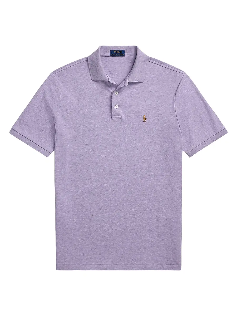 Polo Ralph Lauren Men's Classic-Fit Soft Cotton Polo Shirt - Carmel Pink | Thumbnail 7 Polo Ralph Lauren Men's Classic-Fit Soft Cotton Polo Shirt - Carmel Pink | Thumbnail 7