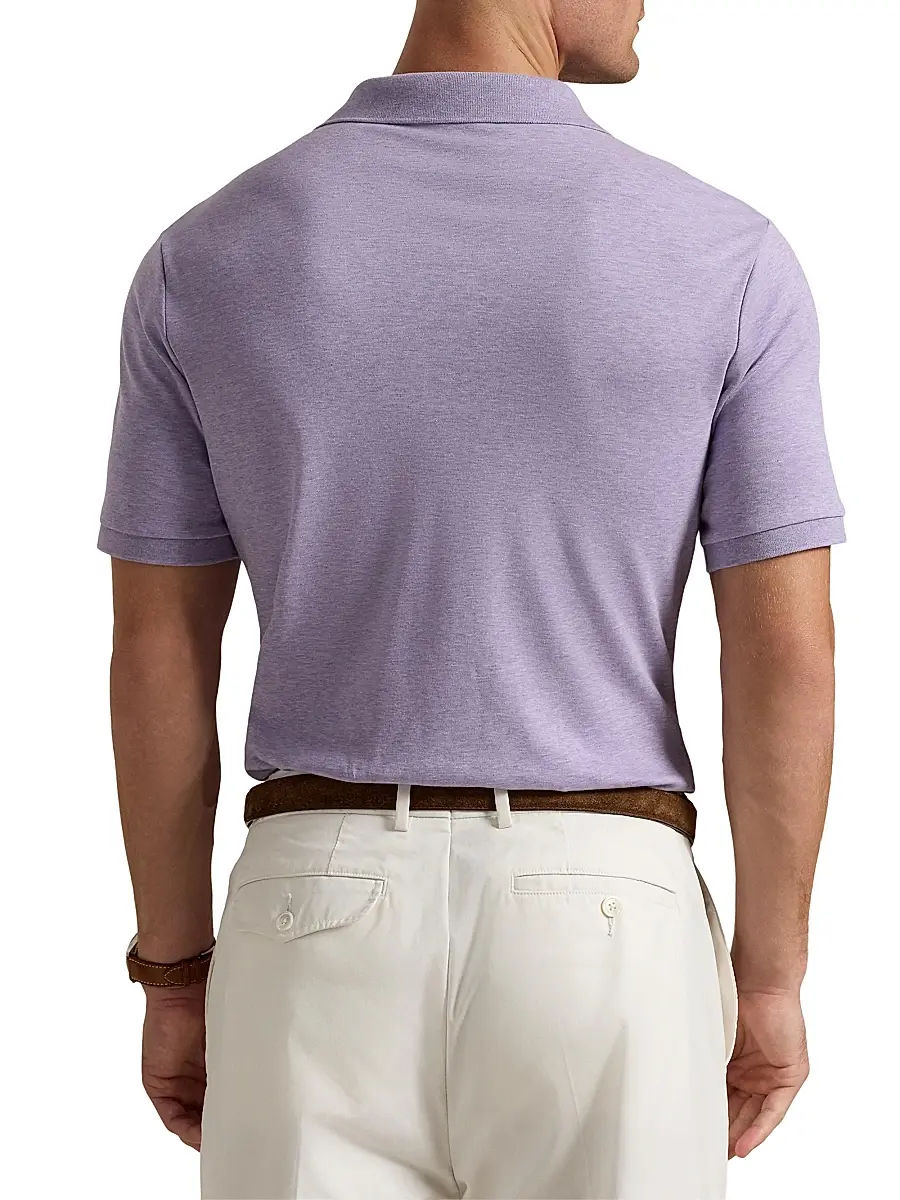 Polo Ralph Lauren Men's Classic-Fit Soft Cotton Polo Shirt - Carmel Pink | Thumbnail 10 Polo Ralph Lauren Men's Classic-Fit Soft Cotton Polo Shirt - Carmel Pink | Thumbnail 10