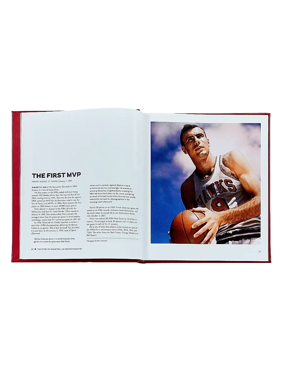 Graphic Image The Story Of Basketball Leather-Bound Book | Thumbnail 4 Graphic Image The Story Of Basketball Leather-Bound Book | Thumbnail 4