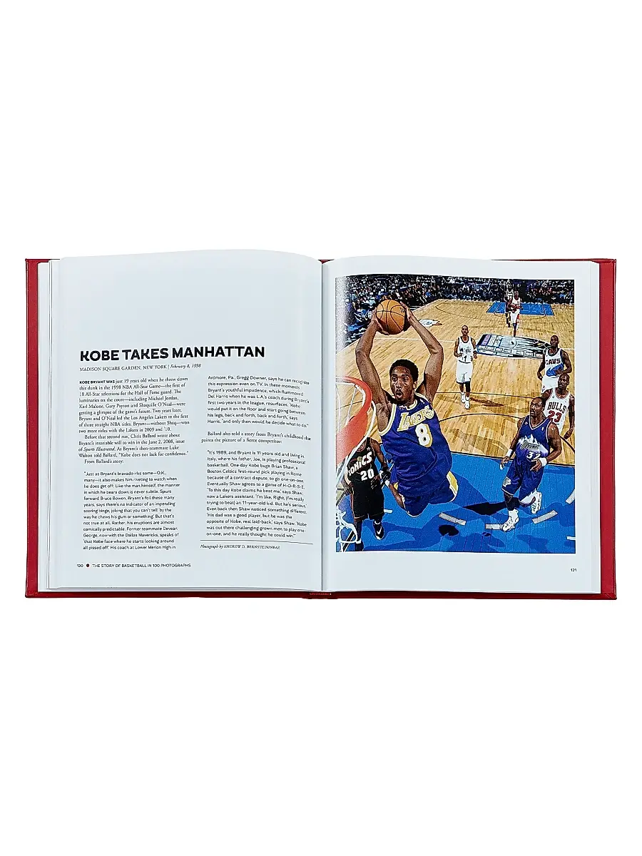 Graphic Image The Story Of Basketball Leather-Bound Book | Thumbnail 5 Graphic Image The Story Of Basketball Leather-Bound Book | Thumbnail 5