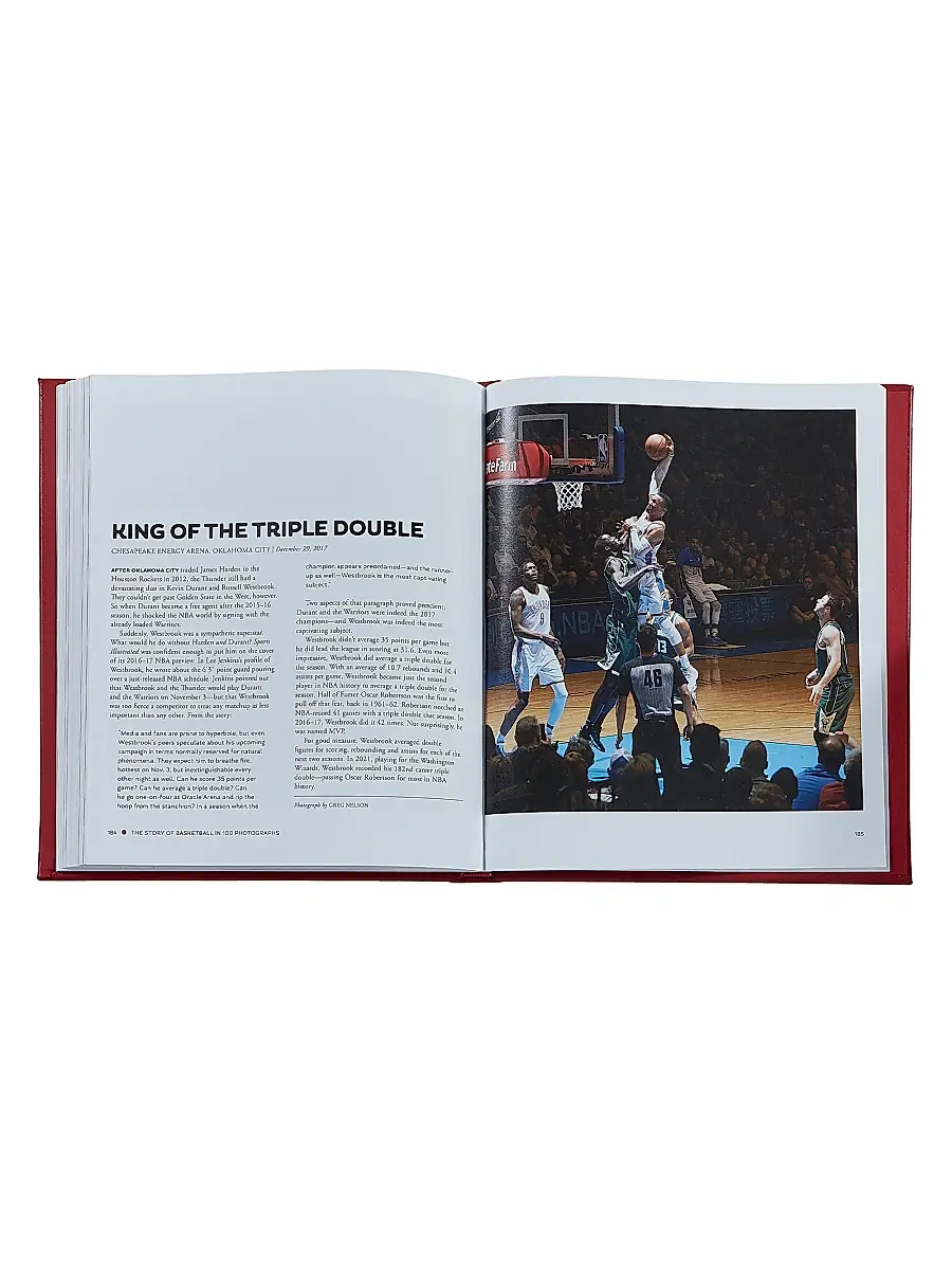 Graphic Image The Story Of Basketball Leather-Bound Book | Thumbnail 6 Graphic Image The Story Of Basketball Leather-Bound Book | Thumbnail 6
