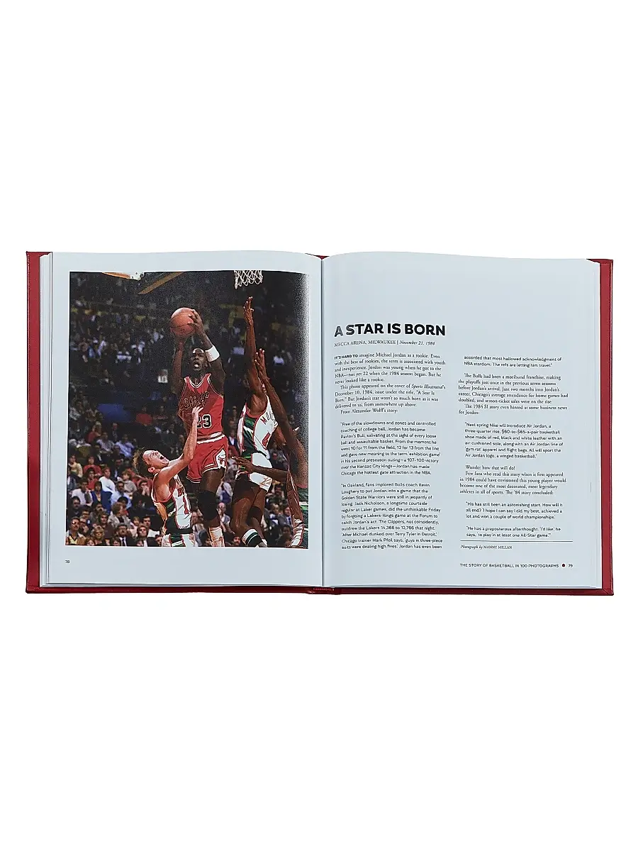Graphic Image The Story Of Basketball Leather-Bound Book | Thumbnail 7 Graphic Image The Story Of Basketball Leather-Bound Book | Thumbnail 7