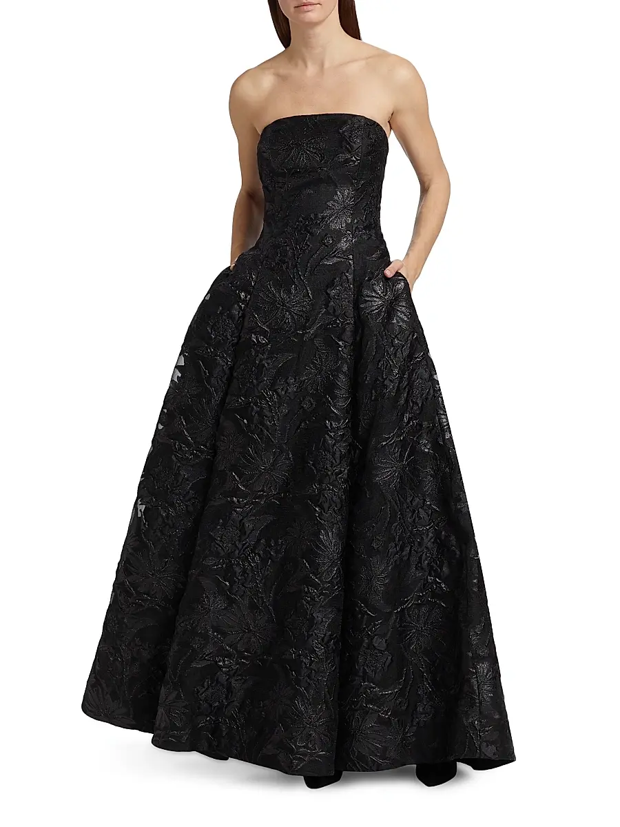 As It May Women's Severine Jacquard Strapless Gown | Thumbnail 2 As It May Women's Severine Jacquard Strapless Gown | Thumbnail 2