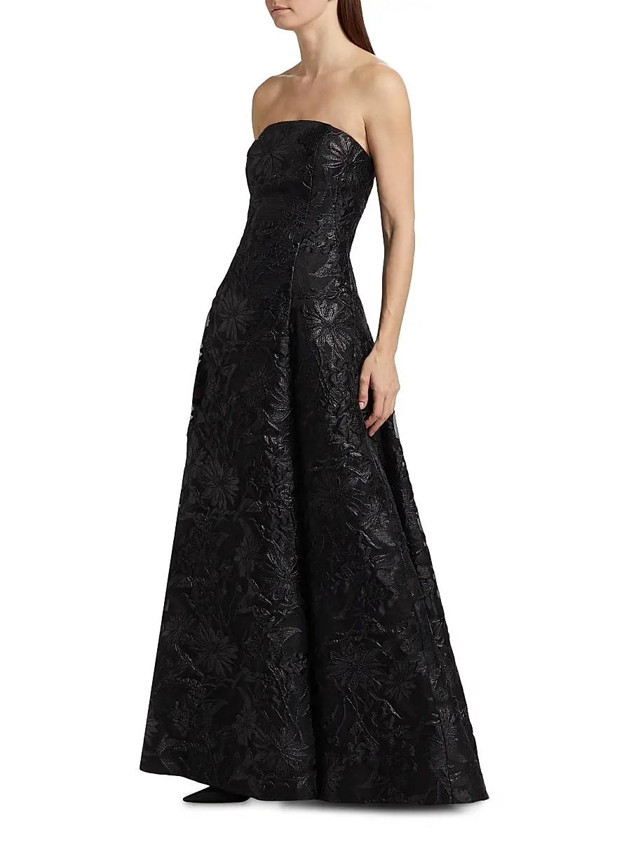 As It May Women's Severine Jacquard Strapless Gown | Thumbnail 4 As It May Women's Severine Jacquard Strapless Gown | Thumbnail 4
