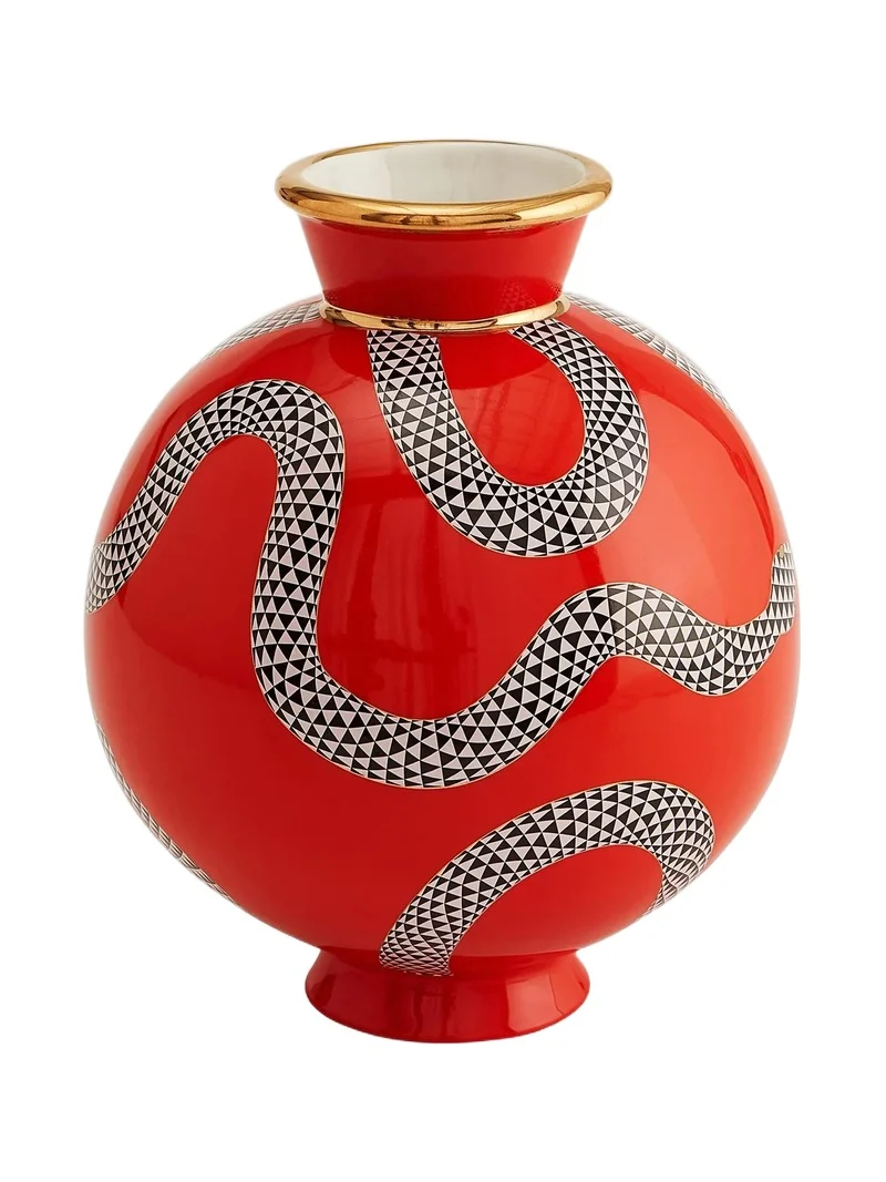 Jonathan Adler Eden Porcelain Round Vase