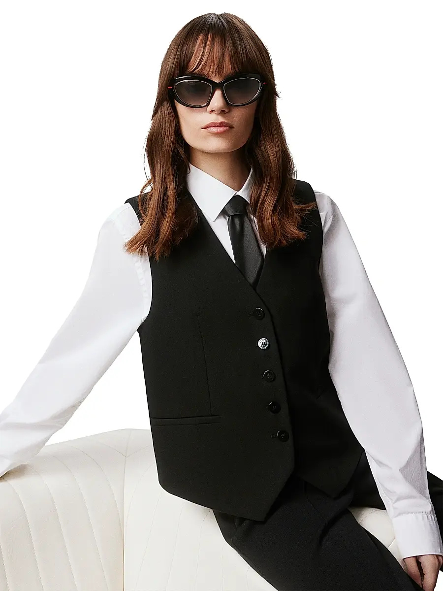 Christian Louboutin Women's So Kate 55MM Geometric Sunglasses - Shiny Black | Thumbnail 2 Christian Louboutin Women's So Kate 55MM Geometric Sunglasses - Shiny Black | Thumbnail 2