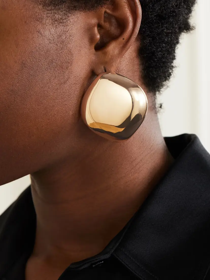 Jennifer Fisher Puffy Cushion Gold-plated Earrings | Thumbnail 2