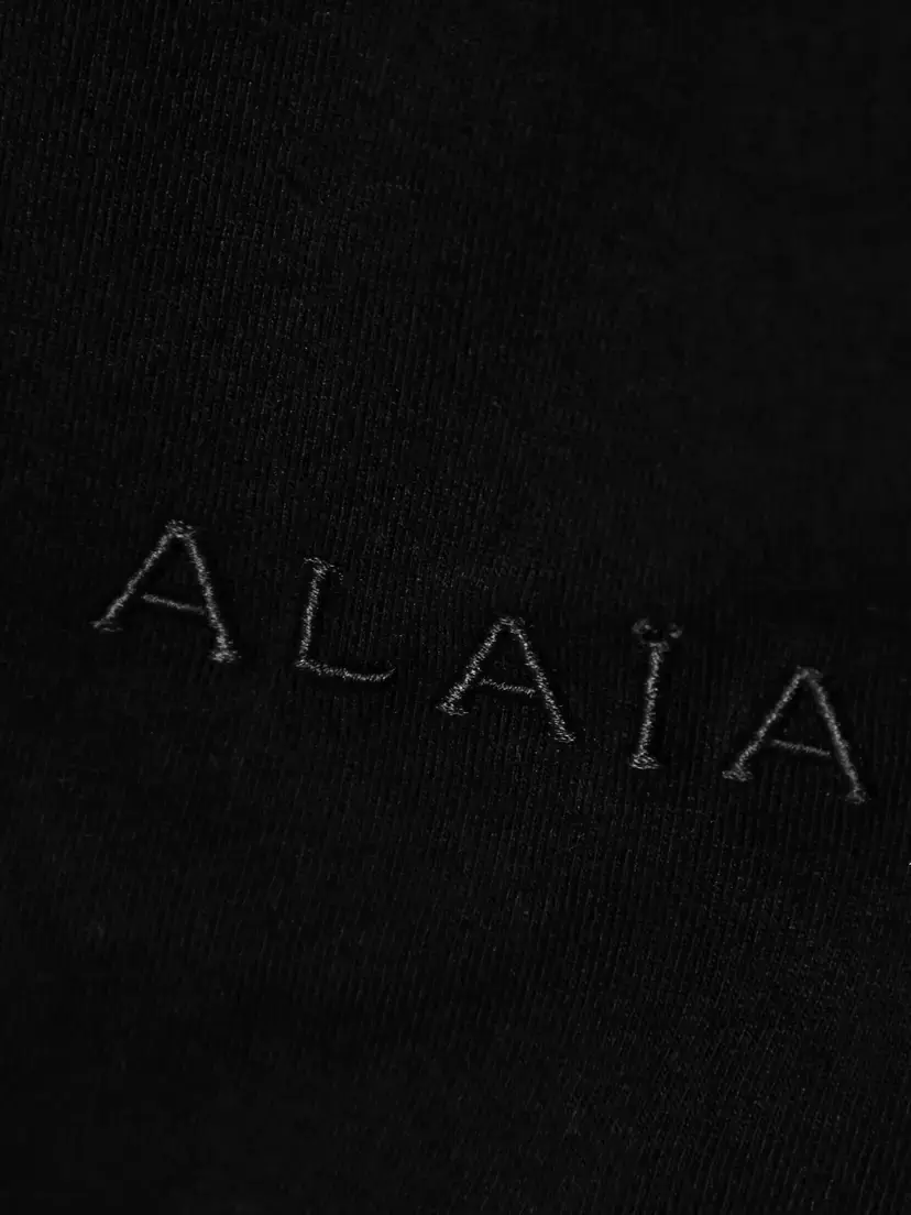 ALAÏA Embroidered Stretch-cotton Jersey Bodysuit | Thumbnail 5