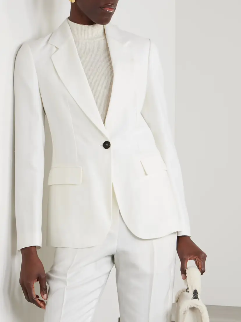 Brunello Cucinelli Twill Blazer | Thumbnail 3
