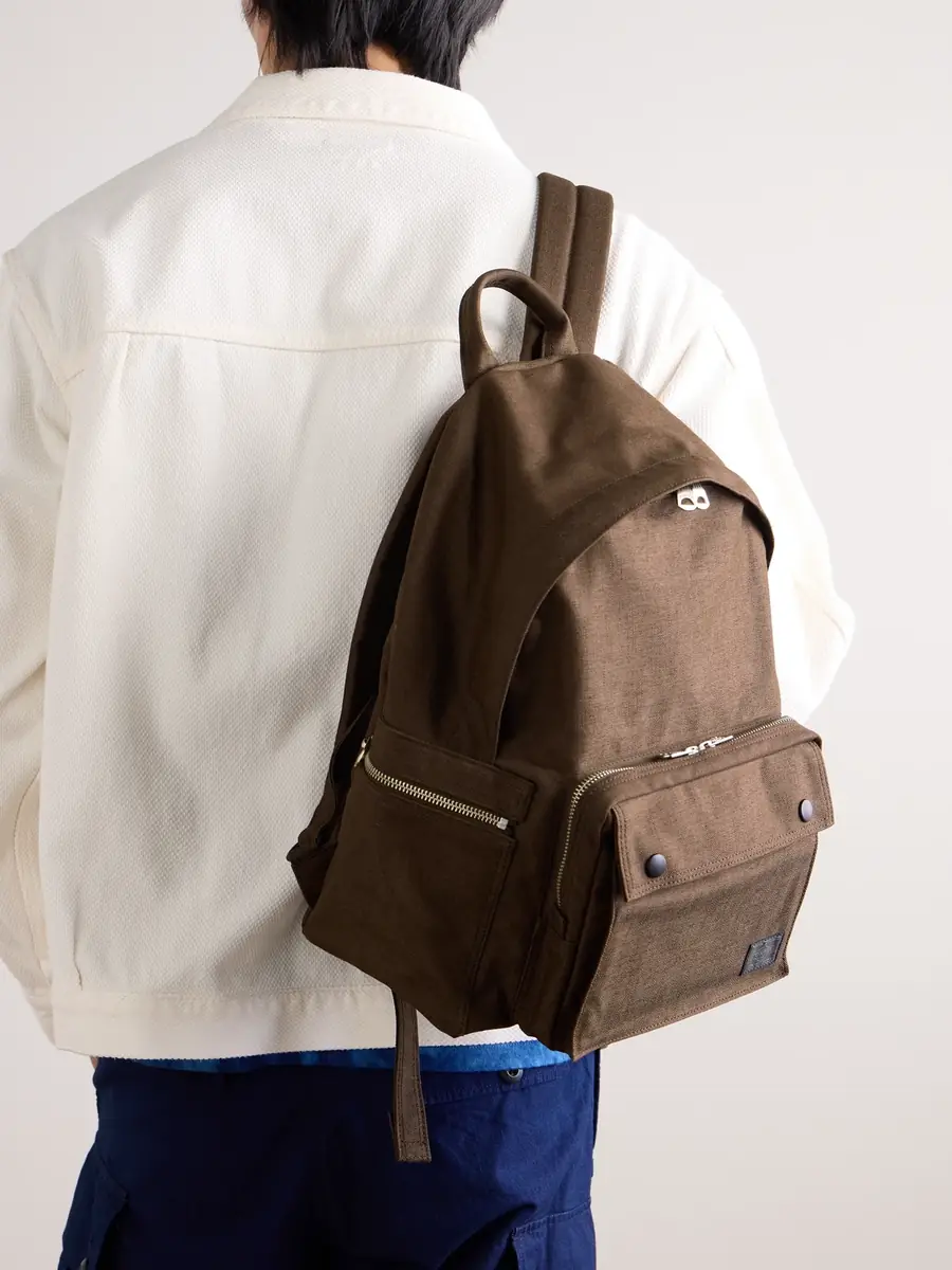 Porter-Yoshida and Co Smoky Cordura® Cotton Backpack - Men | Thumbnail 2 Porter-Yoshida and Co Smoky Cordura® Cotton Backpack - Men | Thumbnail 2