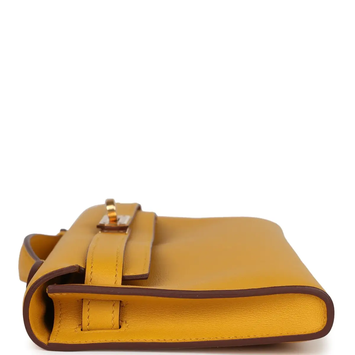 HERMÈS Hermes Kelly Cut Jaune Ambre Swift Gold Hardware | Thumbnail 3 HERMÈS Hermes Kelly Cut Jaune Ambre Swift Gold Hardware | Thumbnail 3