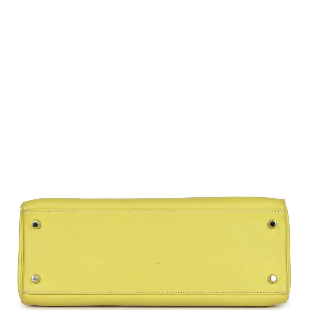 HERMÈS Pre-owned Hermes Kelly Retourne 32 Lime Candy Epsom Palladium Hardware | Thumbnail 6 HERMÈS Pre-owned Hermes Kelly Retourne 32 Lime Candy Epsom Palladium Hardware | Thumbnail 6