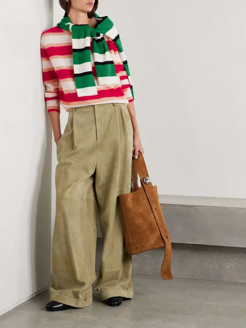 Guest In Residence Striped Brushed-cashmere Sweater | Thumbnail 2 Guest In Residence Striped Brushed-cashmere Sweater | Thumbnail 2