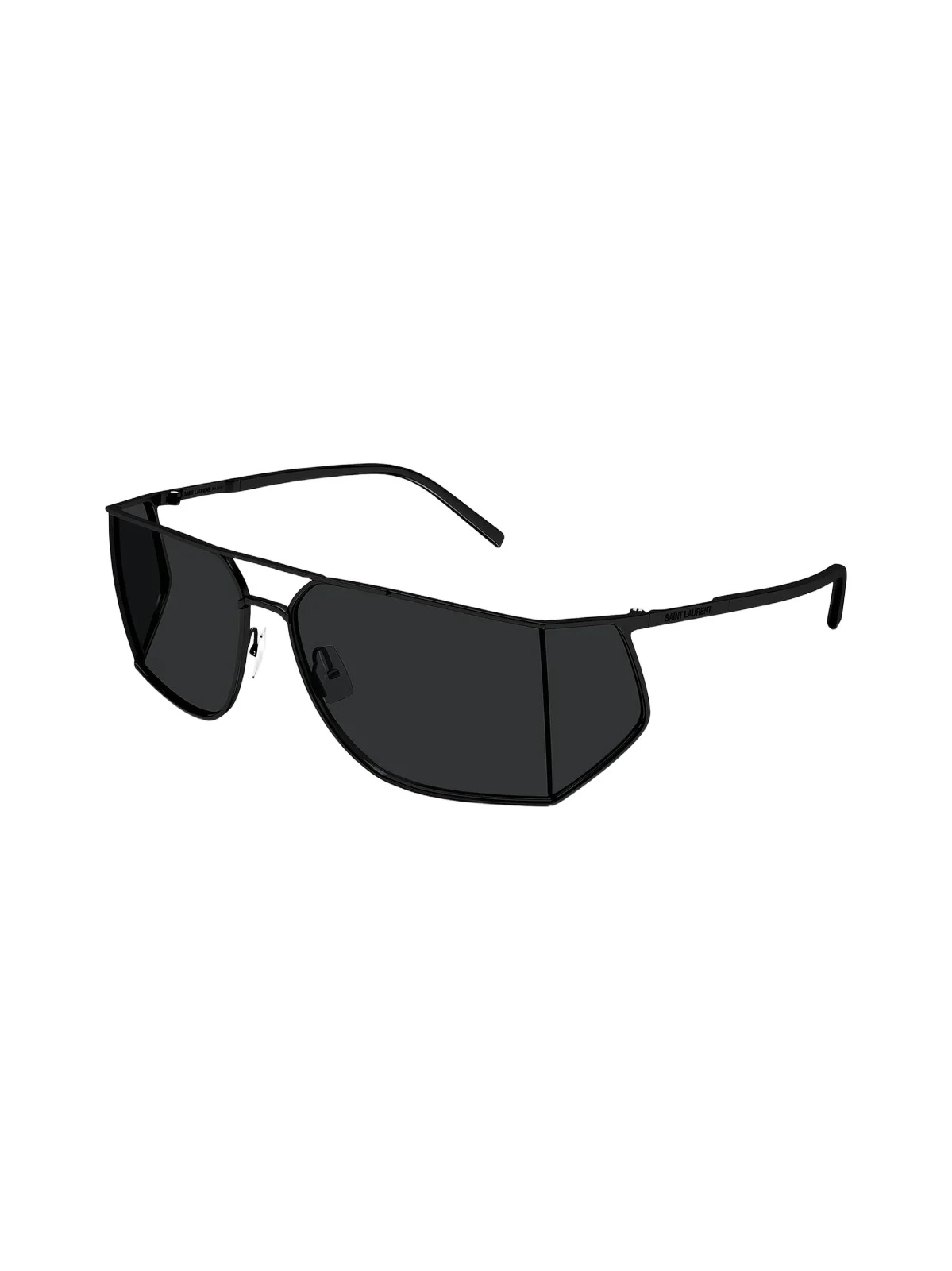 Saint Laurent Men's Fashion Metal SL 750 Rectangular Sunglasses