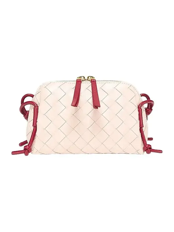 Women's Concert Intrecciato Leather Pouch