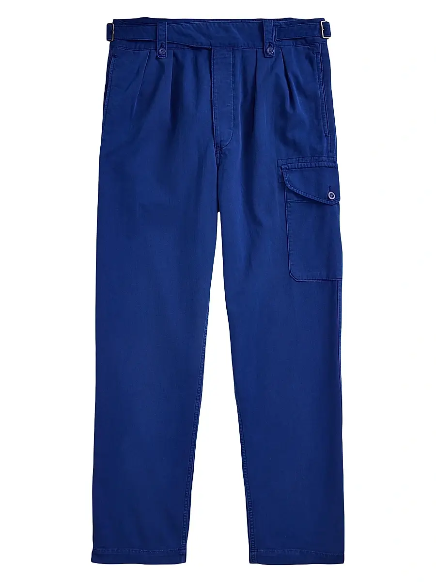 Polo Ralph Lauren Men's Relaxed Fit Pleated Twill Cargo Pants