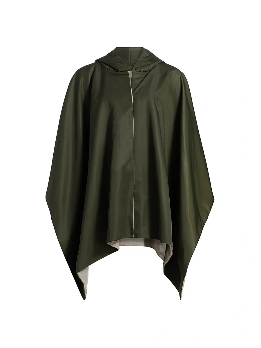 Saks Fifth Avenue Women's Hooded Wool-Lined Cape