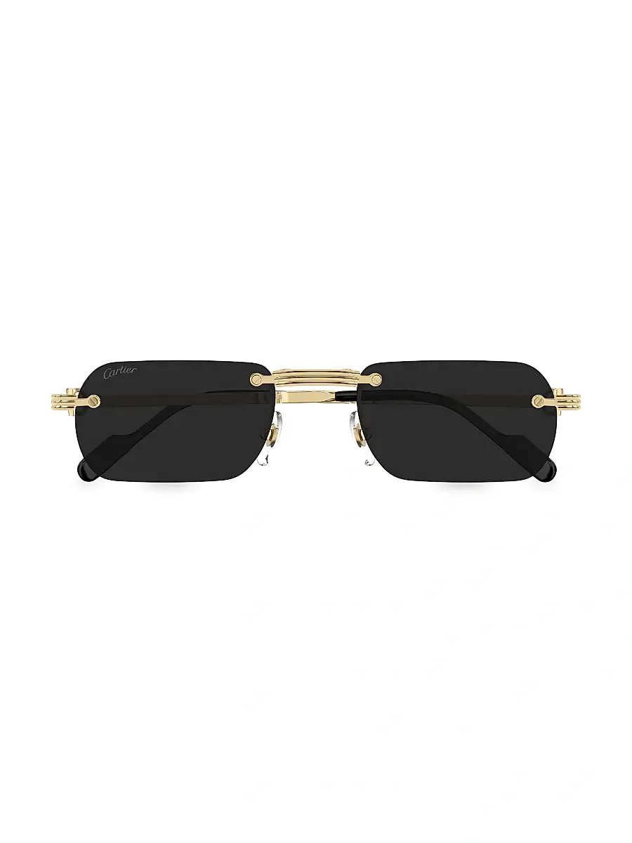 Cartier Men's Première De CT0499S 54MM Rectangular Sunglasses | Thumbnail 2 Cartier Men's Première De CT0499S 54MM Rectangular Sunglasses | Thumbnail 2