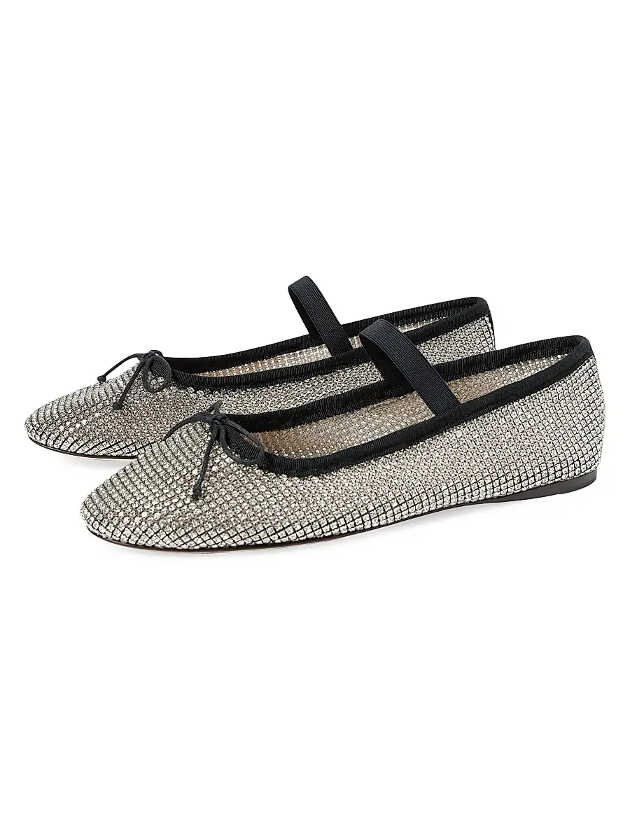 Loeffler Randall Women's Leonie Crystal-Embellished Ballet Flats | Thumbnail 4 Loeffler Randall Women's Leonie Crystal-Embellished Ballet Flats | Thumbnail 4