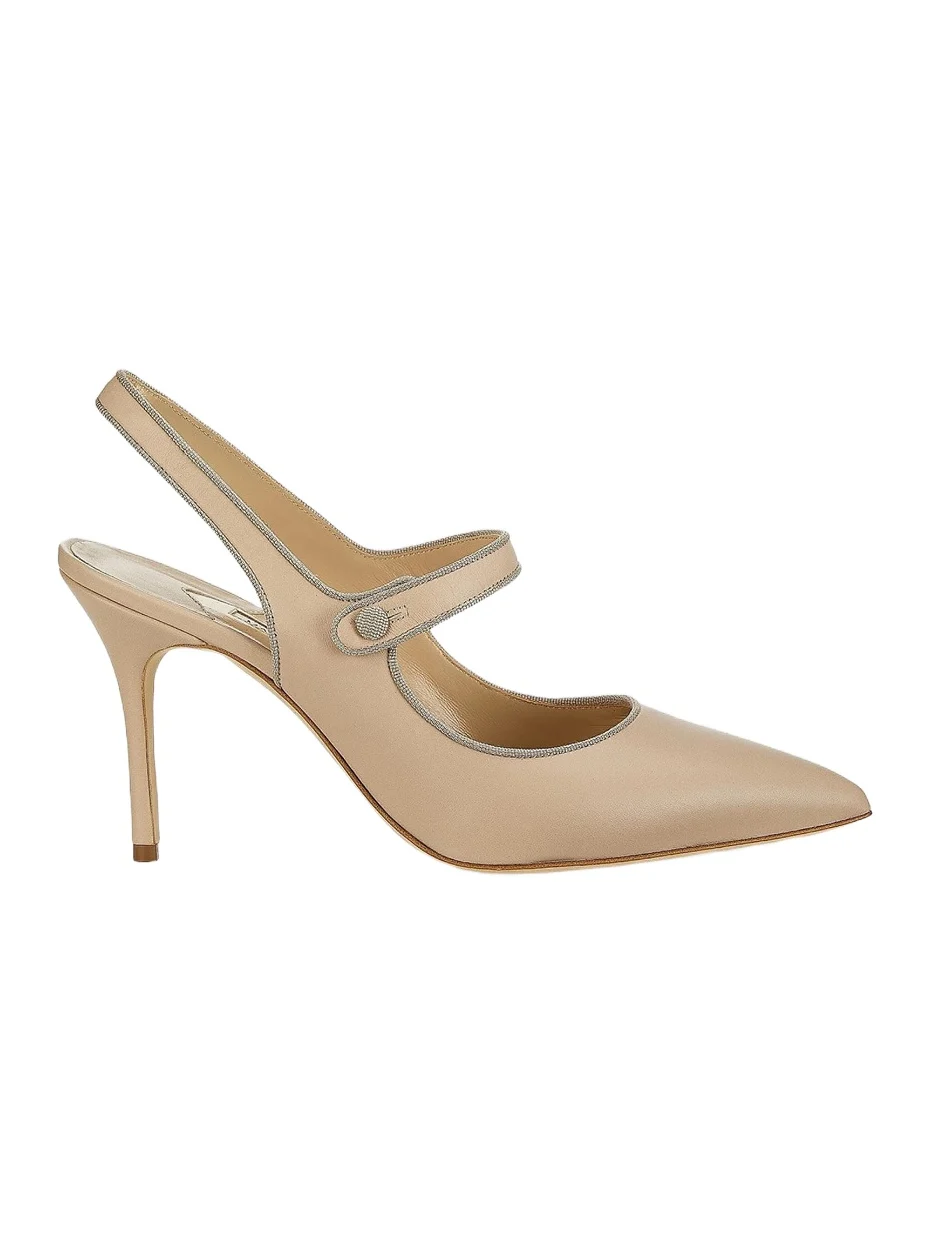 Women's Camparisli 90MM Leather Mary Jane Pumps Women's Camparisli 90MM Leather Mary Jane Pumps