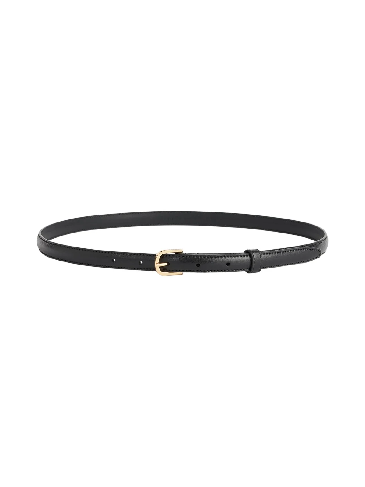 Women's Slim Leather Buckled Belt Women's Slim Leather Buckled Belt