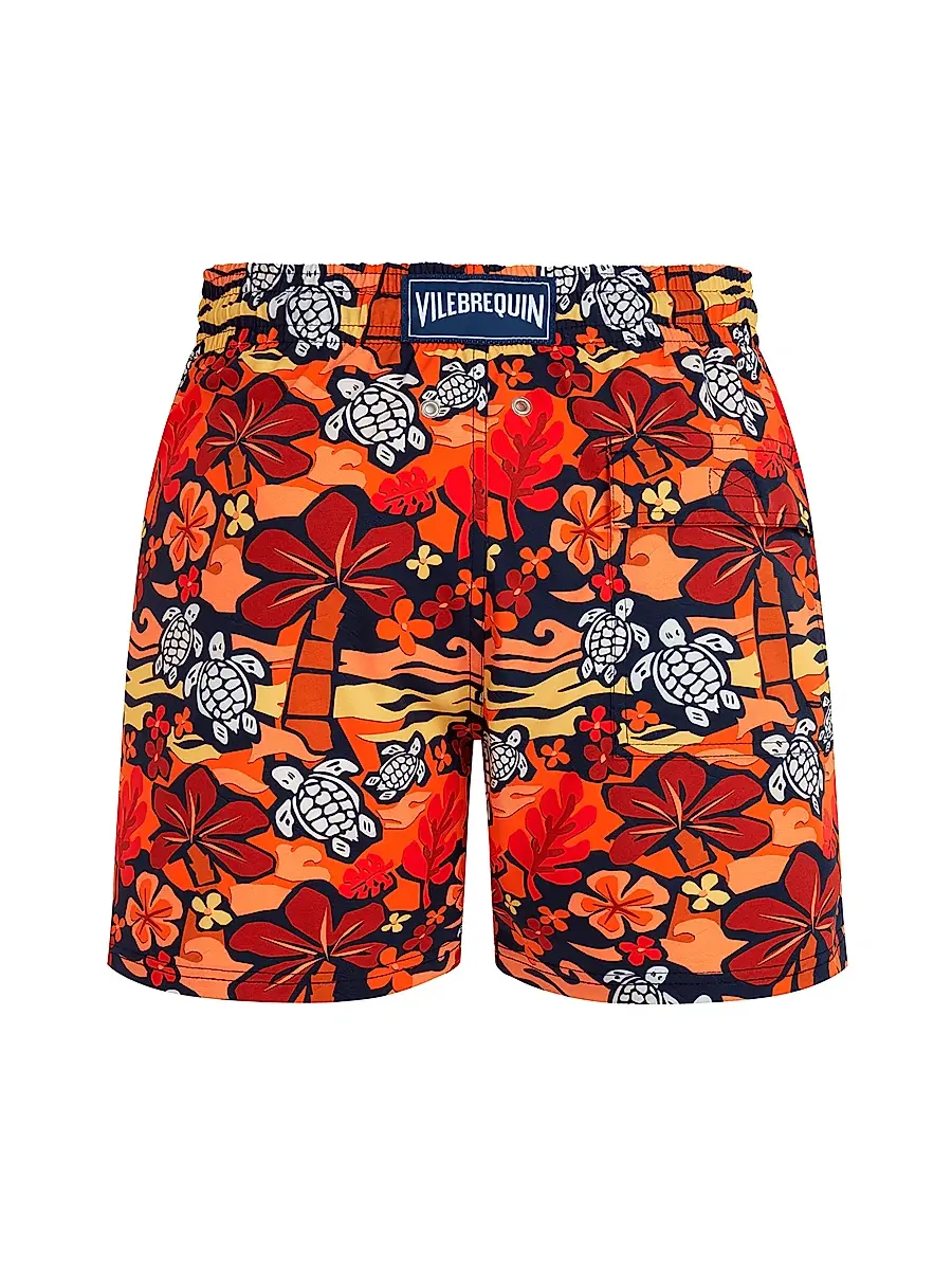 Vilebrequin Men's Turtles & Palm Trees Swim Shorts | Thumbnail 2 Vilebrequin Men's Turtles & Palm Trees Swim Shorts | Thumbnail 2