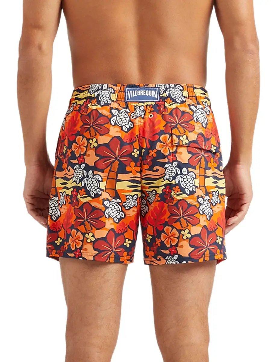Vilebrequin Men's Turtles & Palm Trees Swim Shorts | Thumbnail 4 Vilebrequin Men's Turtles & Palm Trees Swim Shorts | Thumbnail 4