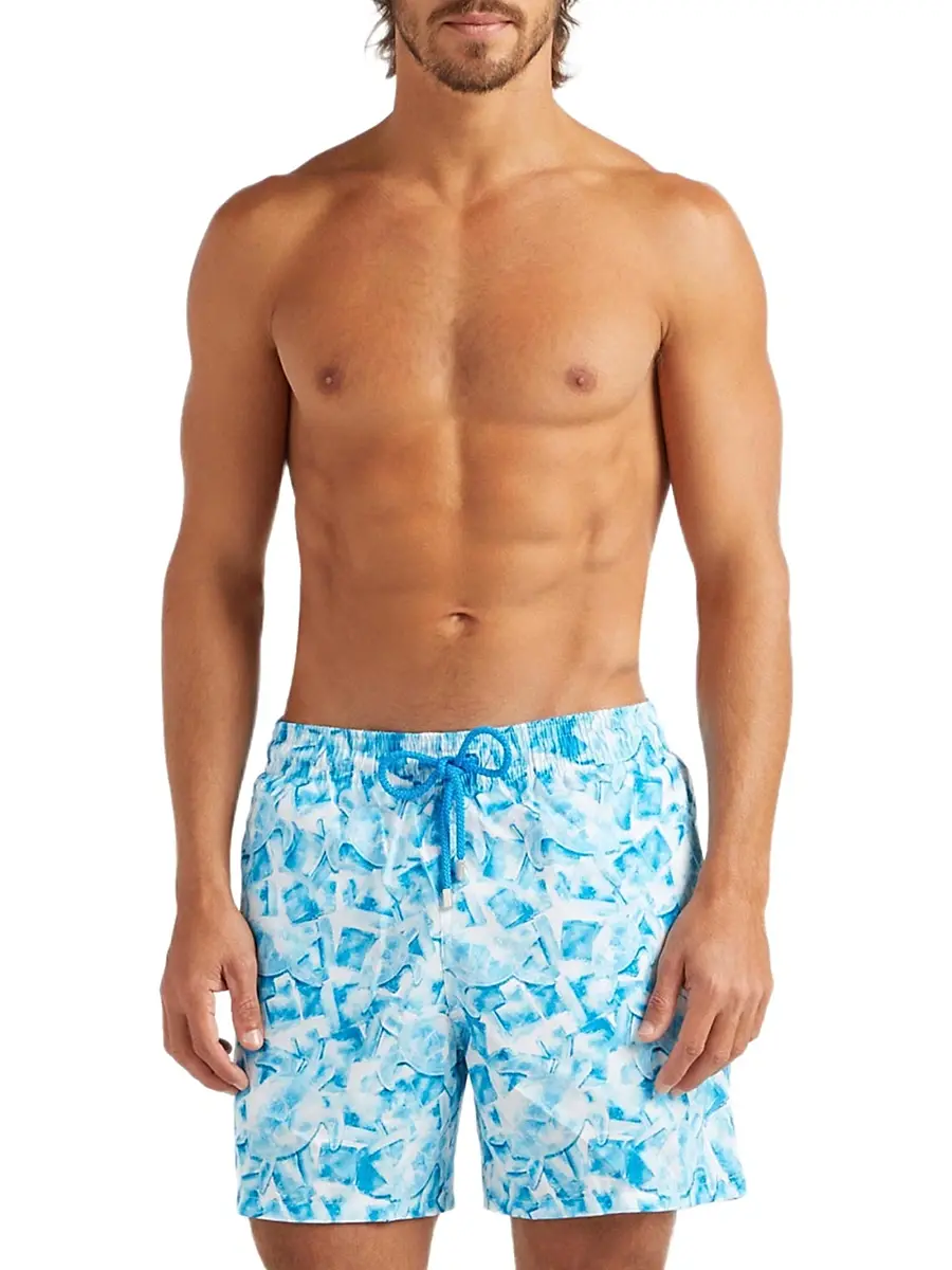 Vilebrequin Men's Abstract Turtles Swim Shorts | Thumbnail 4 Vilebrequin Men's Abstract Turtles Swim Shorts | Thumbnail 4