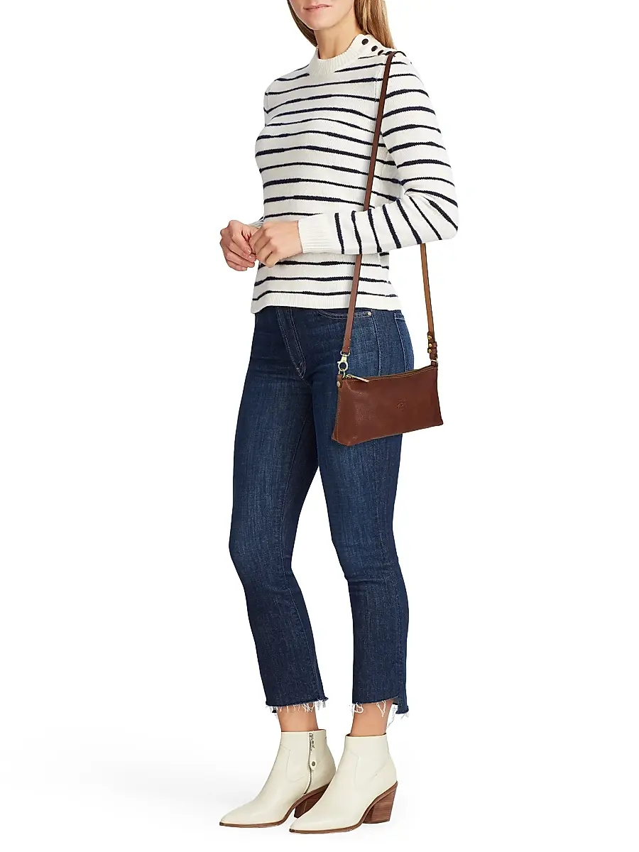 Il Bisonte Women's Salina Leather Shoulder Bag | Thumbnail 3 Il Bisonte Women's Salina Leather Shoulder Bag | Thumbnail 3