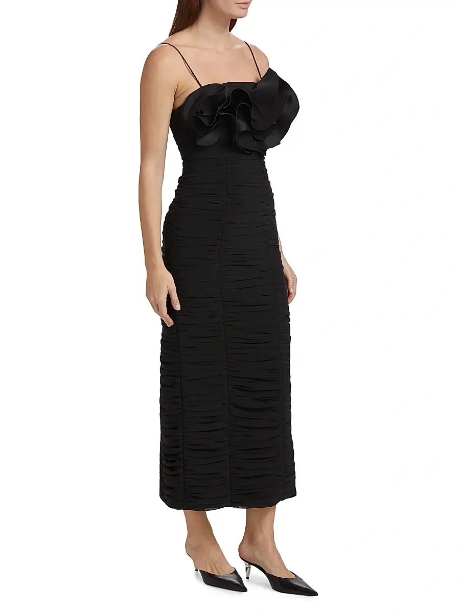 ACLER Women's Walsworth Ruched Midi Dress | Thumbnail 4 ACLER Women's Walsworth Ruched Midi Dress | Thumbnail 4