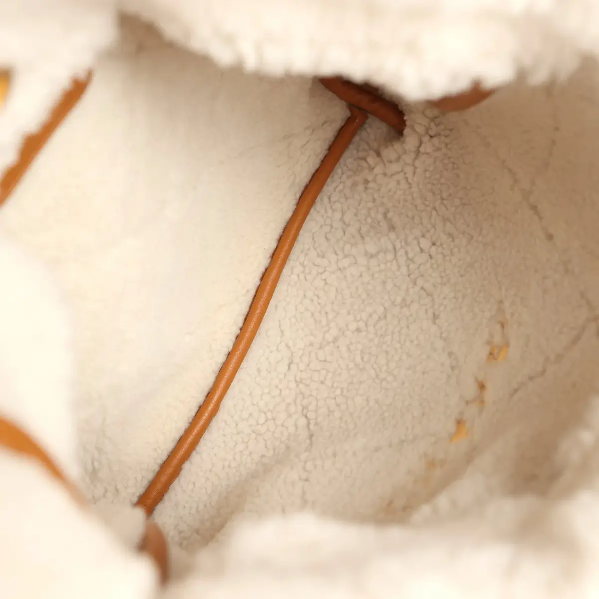 Chanel Chanel Small 22 Bag Tan/White Suede/Shearling Gold Hardware | Thumbnail 11 Chanel Chanel Small 22 Bag Tan/White Suede/Shearling Gold Hardware | Thumbnail 11