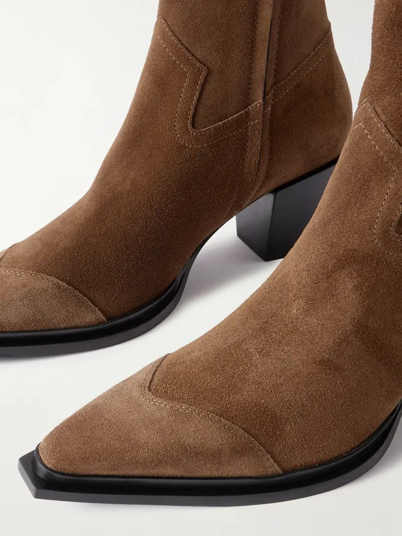 Jimmy Choo Cece 60 Suede Pointed-toe Ankle Boots | Thumbnail 4