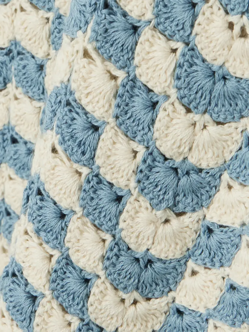 ESCVDO Marea Crocheted Cotton Mini Dress | Thumbnail 4