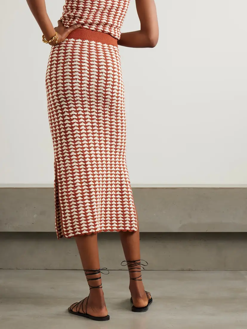 ESCVDO Motupe Crocheted Cotton Midi Skirt | Thumbnail 3 ESCVDO Motupe Crocheted Cotton Midi Skirt | Thumbnail 3