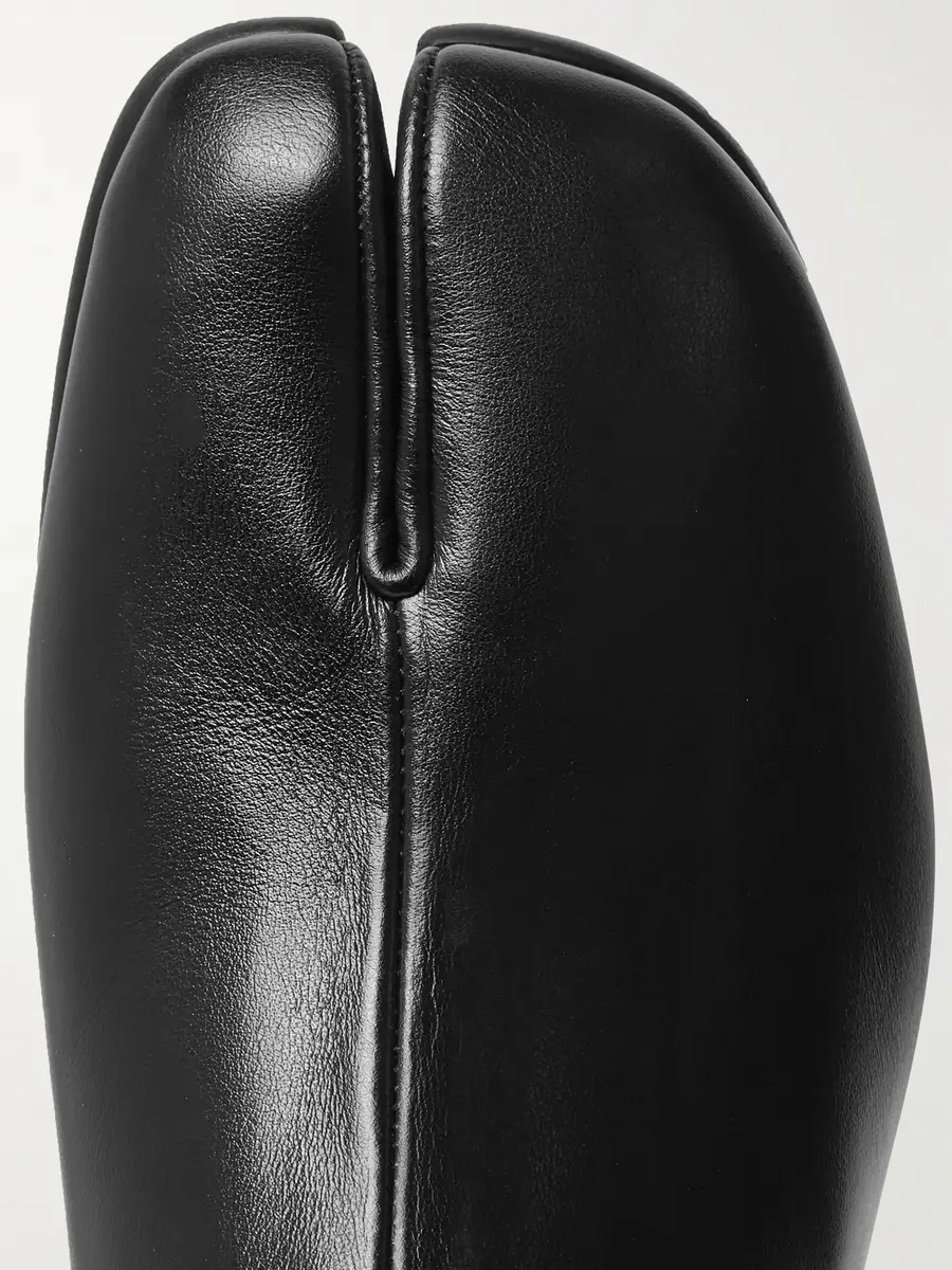Maison Margiela Tabi Split-Toe Leather Collapsible-Heel Loafers - Men | Thumbnail 6