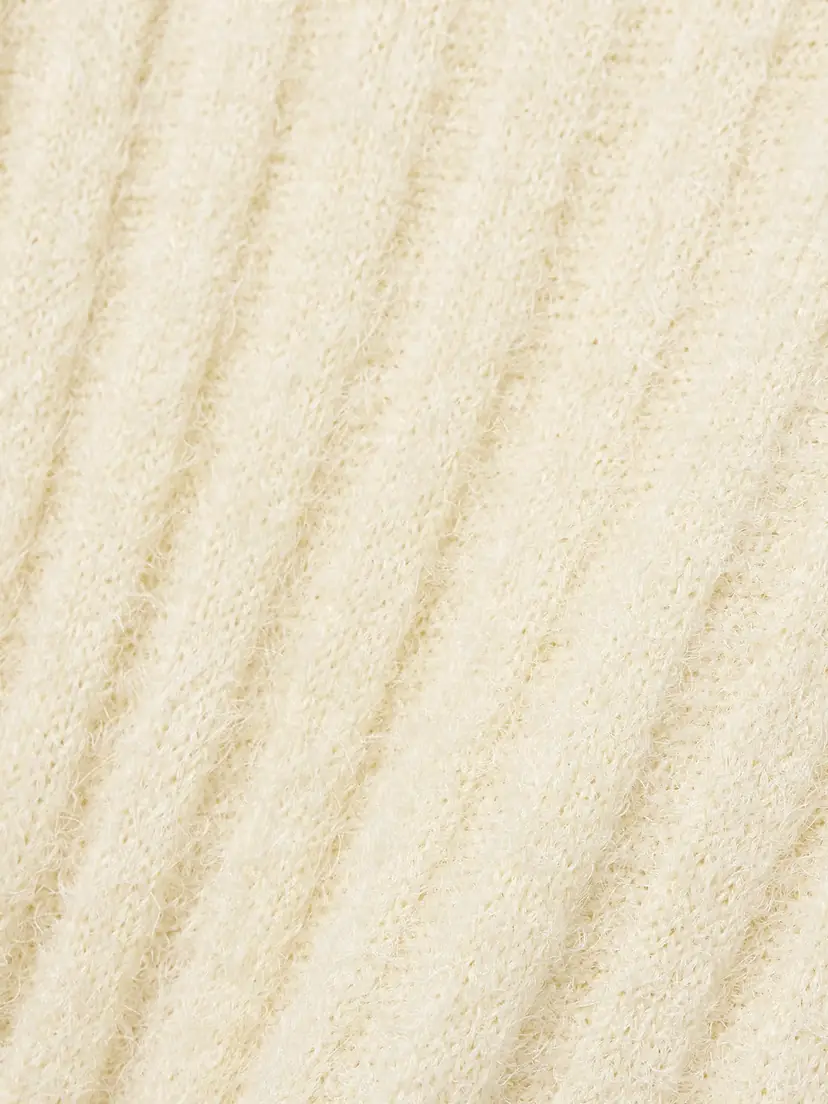 Khaite Claire Ribbed Brushed Silk And Cashmere-blend Midi Skirt | Thumbnail 5 Khaite Claire Ribbed Brushed Silk And Cashmere-blend Midi Skirt | Thumbnail 5