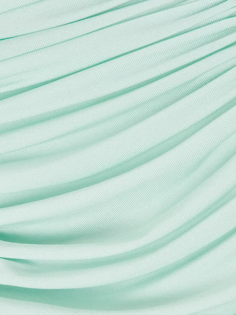 Alaïa Ruched Jersey Midi Dress | Thumbnail 4 Alaïa Ruched Jersey Midi Dress | Thumbnail 4
