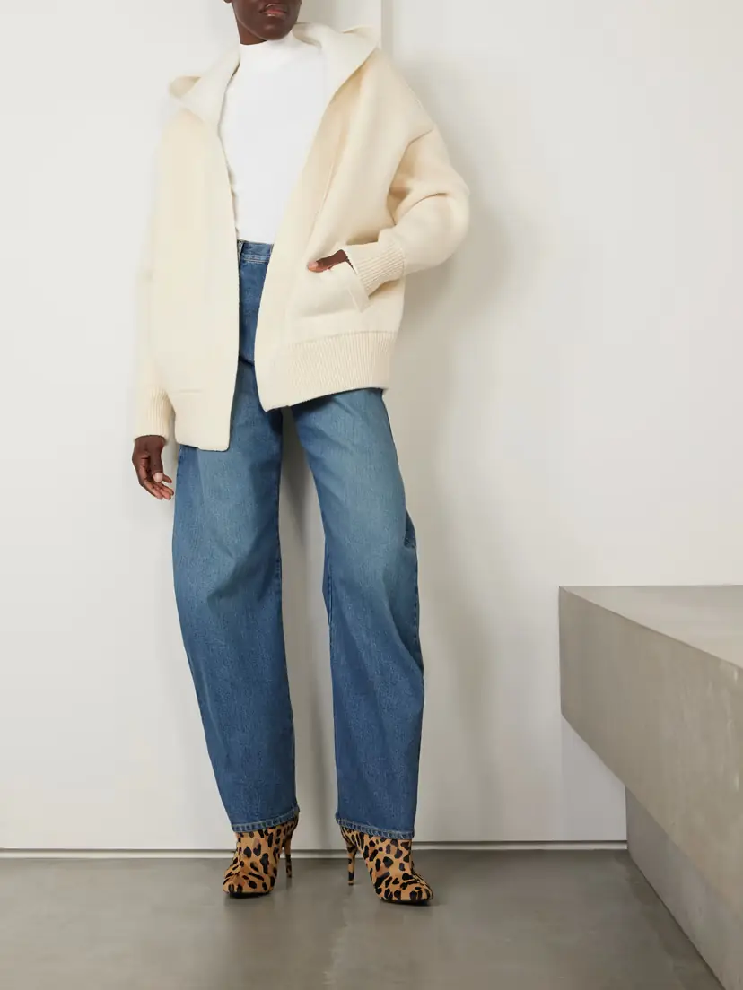 Alaïa Oversized Hooded Wool-blend Cardigan | Thumbnail 2 Alaïa Oversized Hooded Wool-blend Cardigan | Thumbnail 2