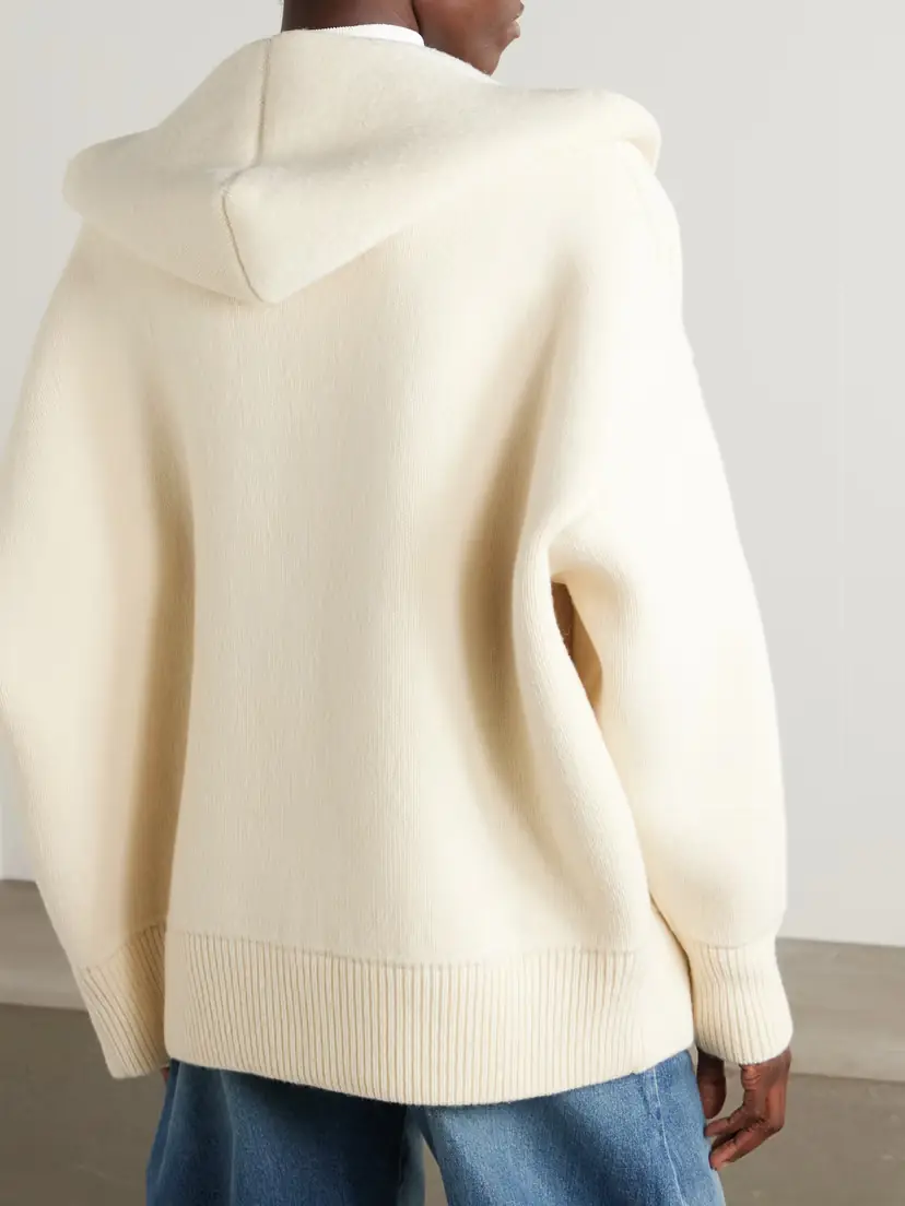 Alaïa Oversized Hooded Wool-blend Cardigan | Thumbnail 3 Alaïa Oversized Hooded Wool-blend Cardigan | Thumbnail 3