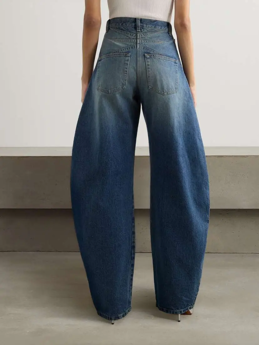Alaïa High-rise Barrel-leg Jeans | Thumbnail 4